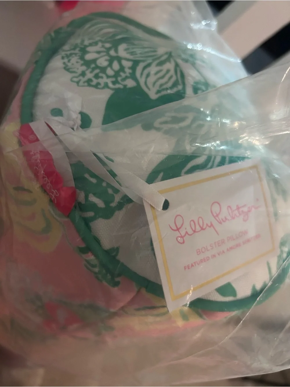 Lilly Pulitzer Bolster Pillow - NWT